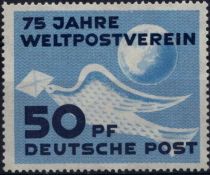 1949 - Allemagne DDR A1 - 75e anniversaire de l\'U.P.U.