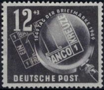 1949 - Allemagne DDR D1 - Journée du timbre et centenaire du timbre de Bavière