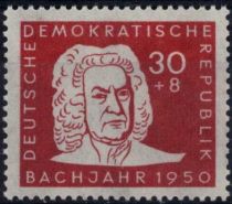 1950 - Allemagne DDR 10/13 - Bicentenaire de la mort de Yohann-Sébastien Bach