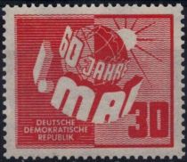 1950 - Allemagne DDR 5 - 60e anniversaire du 1er Mai