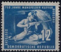 1950 - Allemagne DDR25/26 - 750e anniversaire de l\'exploitation des mines de cuivre de Mansfeld