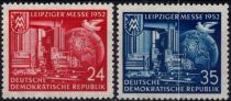 1952 - Allemagne DDR 67/68 - Foire d\'automne de Leipzig