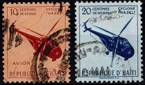 1955 - Haiti 360-361 - Hélicoptère