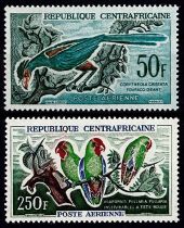 1962/63 - Centrafrique PA7/PA8 - Oiseaux