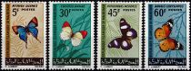 1966 - Mauritanie 214-217 - Papillons