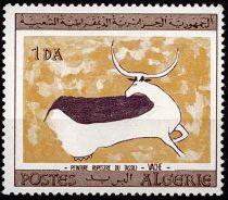 1967 - Algérie 437/440 - Dessins rupestres de Tassili