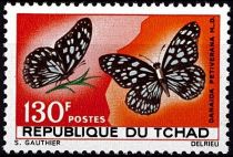 1967 - Tchad 137-140 - Papillons