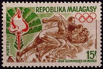 1969 - Madagascar 467 - Jeux olympiques de Mexico