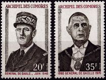 1971 - Comores 77/78 - Anniversaire de la mort du général de Gaulle