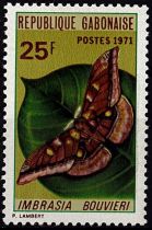 1971 - Gabon 271-274 - Papillons