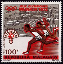 1972 - Madagascar A119 - Jeux olympiques de Munich