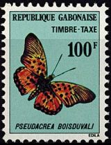 1978 - Gabon T46-T50 - Papillons