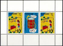 1982 - Surinam - B40 - Dessins d\'enfants