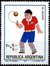 1984 - Argentine 1417-1421 - Jeux d\'enfant