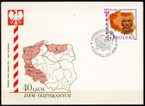 1985 - Pologne FDC 2782/2784 - 40e anniversaire du retour à la mère-patrie des territoires occupés du nord et de l\'ouest