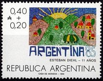 1986 - Argentine 1542-1546 - Dessins d\'enfants