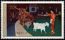 1986 - Mongolie 1435/1441 - Le cirque