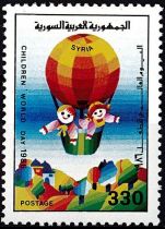 1986 - Syrie 779-780 - Manifestations internationales pour l\'enfance