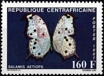 1987 - Centrafrique 773-776 - Papillons