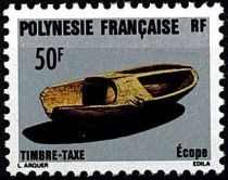 1987 - Polynésie Taxe 8/9 - Artisanat