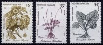 1987 - Timbres Polynésie 285/287 - Flore, plantes médicinales