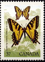 1988 - Canada 1052-1055 - Papillons