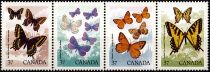 1988 - Canada 1052-1055 - Papillons