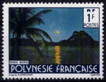 1988 - Timbre Polynésie 321 - Paysage de la Polynésie française (CARTOR)