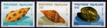 1988 - Timbres Polynésie 312/314 - Micro-coquillages