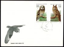 1990 - Pologne FDC 3099/3104 - Rapaces nocturnes