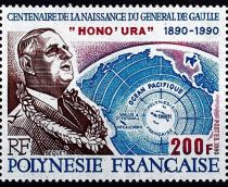 1990 - Polynésie paire 364A - Centenaire de la naissance du Général de Gaulle (1890-1970)