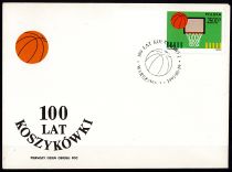 1991 - Pologne FDC 3142 - Centenaire du basket-ball