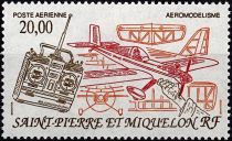 1992 - Saint Pierre et Miquelon A71 - Avion, modèle réduit et télécommande