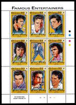 1993 - Gambie F1420/1428 - Hommage à Elvis Presley 