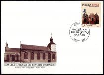 1994 - Pologne FDC 3295 - Basilique Sainte Brigitte à Gdansk