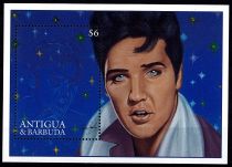 1995 - Antigua BF331 - 60e anniversaire de la naissance d\'Elvis Presley (1935-1977)