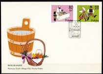 1997 - Pologne FDC 3422/3425 - Pâques