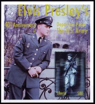 2000 - Libéria BF272 - Elvis Presley, 40e anniversaire de son retour de l\'armée