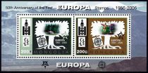 2006 - Mongolie BF313/318 - Cinquentenaire des émissions de timbres-poste Europa