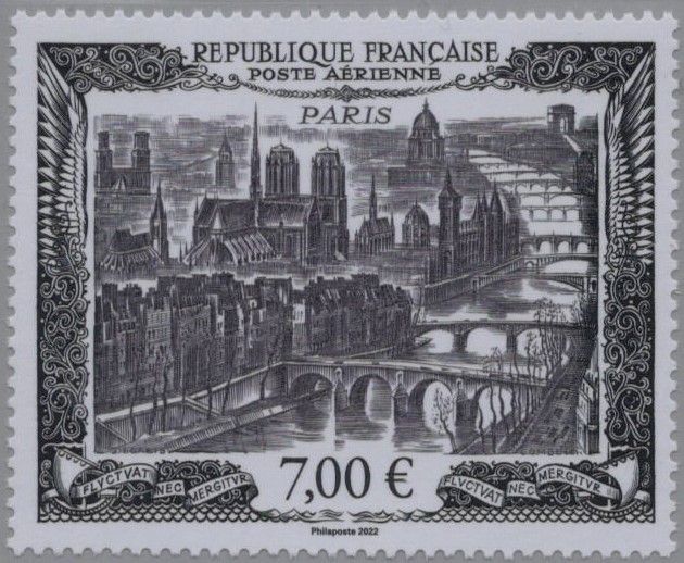 1949 TIMBRE POSTE AERIENNE Bloc de 4 N°27 500f rouge Marseille N** P45 – Au  phil du timbre
