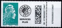 2023 - France 5644 - Marainne l\'engagée Roulettre LSP (Lettre Service Plus) turquoise