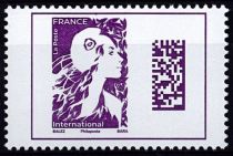 2023 - France 5732 - Marianne de l\'Avenir Lettre International (violet)