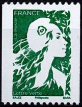 2023 - France 5733 - Roulette Marianne de l\'Avenir Lettre Verte (vert)