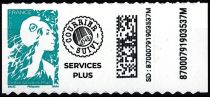 2023 - France Adhésif 2362 - Roulette Marianne de l\'Avenir LSP Lettre Service Plus (turquoise)