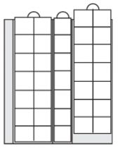 Feuille \ Louis\  pour 35 pièces (x2) SAFE