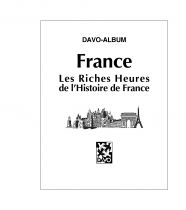 Jeu France les Riches Heures de l\'Histoire de France pour Feuillets de Timbres 2024 et Page Titre DAVO