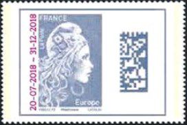 Marianne l'engagée timbres surchargés N°5642A-B neuf